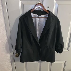3/4 Ruched Sleeve Blazer — Torrid